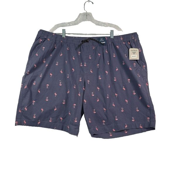 George Above The Knee Stretch Jogger Pull On Shorts Men's 2XL 44/46 Flamingo NWT - Picture 1 of 6